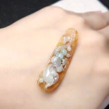 冰種翡翠蓮花 | 天然緬甸A貨翡翠 | 送禮