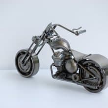 One-Of-A-Kind Christmas Gift Idea, Chopper (E) Motorcycle Welding sculptures