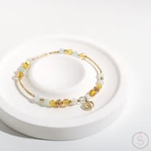 雅典娜 | 黃水晶 金髮晶 海藍寶 白水晶 |水晶手鍊