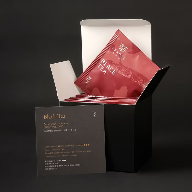 【TeaOne I 原葉茶包】紅茶 Black Tea【淨重3g*12包】