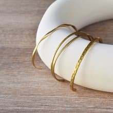 自然系-黃銅混搭系列手鐲