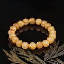 金髮晶 9.6mm水晶手鍊 ( Rutilated Quartz 9.6mm Bracelet )