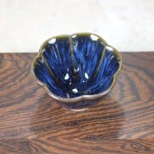 【送禮好物】湛海 天目釉 花瓣茶杯 茶碗 鶯歌名家葉敏祥作品