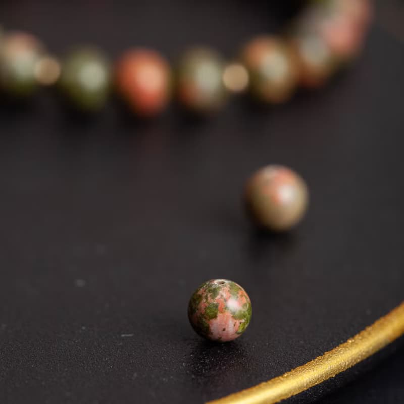 綠簾花崗石手鍊