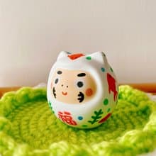 擴香石 | 緣起物系列 | 手繪 金魚達摩