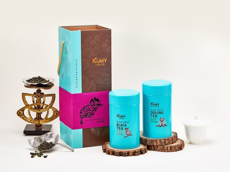 山沁禮盒 梨山黑森林 清香烏龍茶, 頂級紅茶