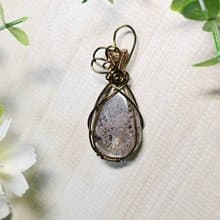 【葉綠舒手作】山水如詩 /金屬線編織/節日/禮物/飾品/項鍊/手作