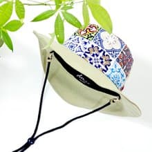 【HiGh MaLi 】台式露營帽 | 阿嬤の花磚#配色#防曬#遮陽#禮物