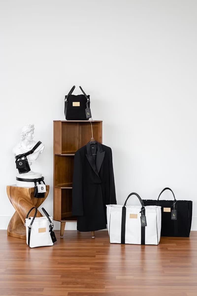 Daydreaming Oversized Canvas Leather Weekender Bag - Super Black