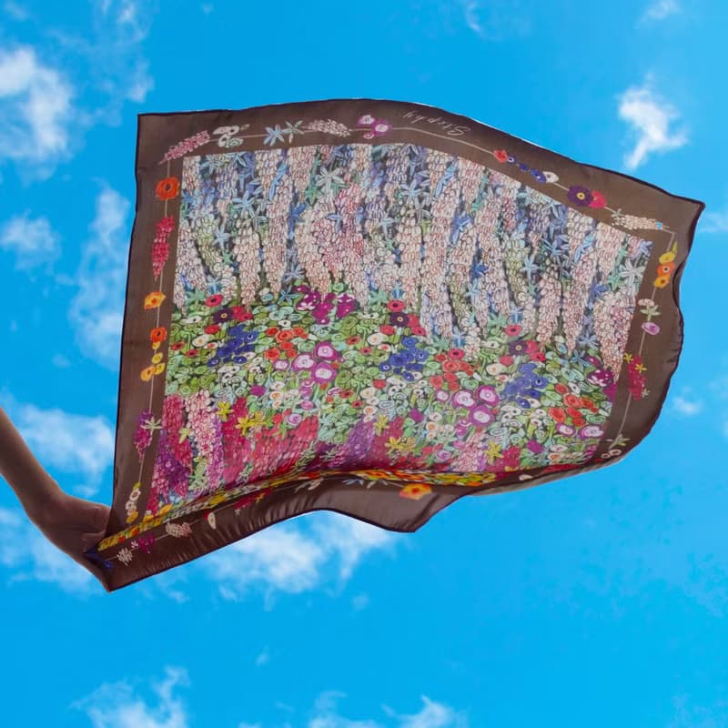【精美禮盒】你的後花園 絲巾連絲巾扣高貴禮盒/絲巾/小圍