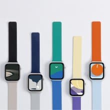 MOFT | Apple Watch 42/46mm 磁吸防水矽膠錶帶 繽紛配色 一秒吸