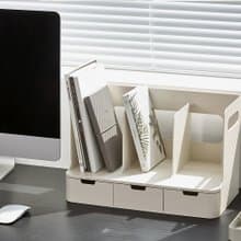 韓國 SYSMAX 奧利歐三段多功能抽屜式組合書架