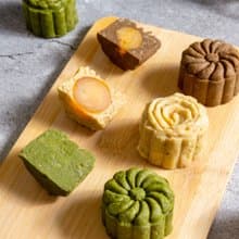 【花瓣紅玉豆沙禮盒】中秋月餅/無加糖無澱粉甜點/伴手禮