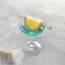 真鍮ビーズのカクテルピン