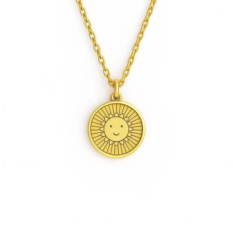 【Pinkoi x miffy】米菲雙面項鏈 太陽與miffy的故事