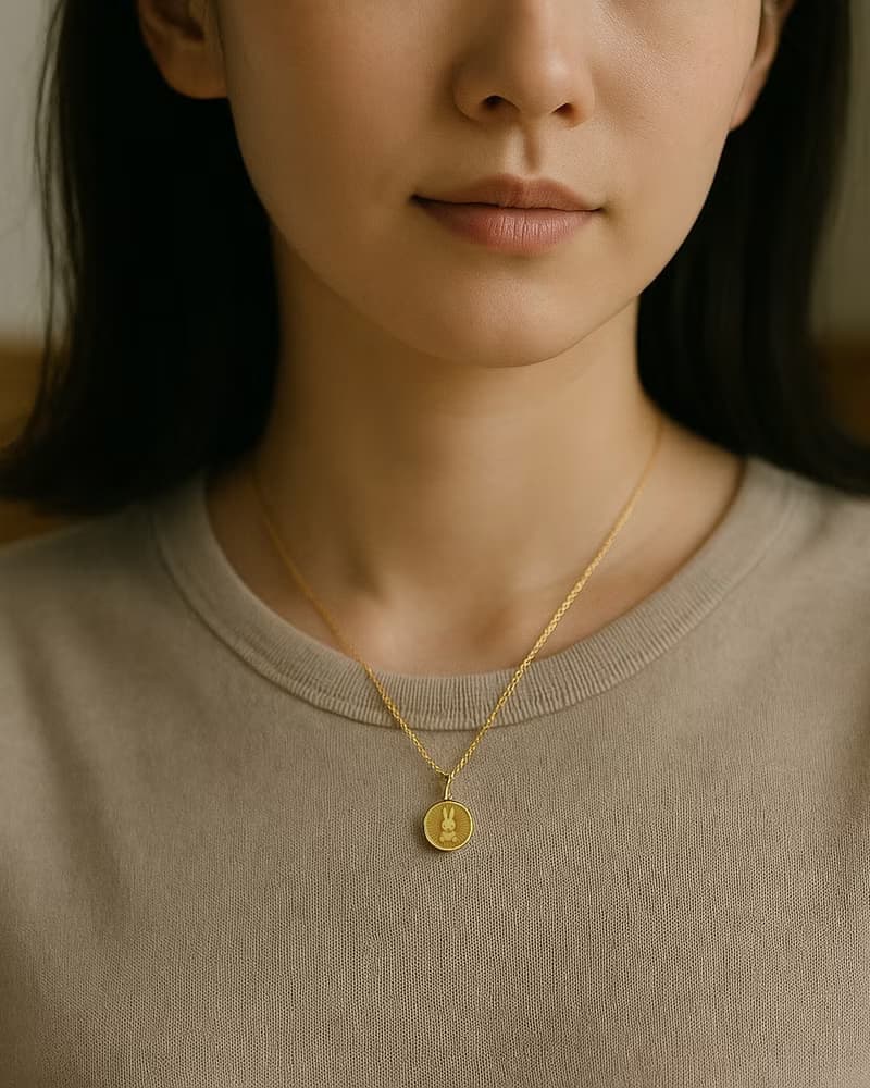 【Pinkoi x miffy】米菲雙面項鏈 太陽與miffy的故事