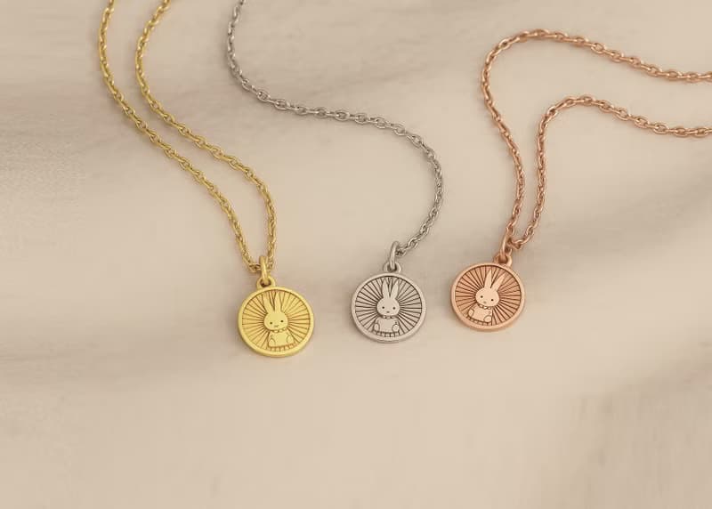 【Pinkoi x miffy】米菲雙面項鏈 太陽與miffy的故事