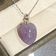 造型設計玉墜 花紫玉