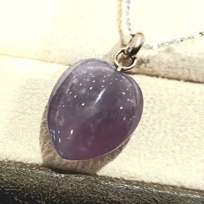 造型設計玉墜 花紫玉