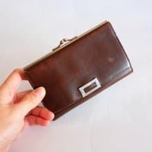 法國復古 Le Tanneur 深啡色真皮銀包