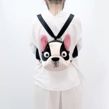 French Bulldog Mini backpack ,crossbody bag,hand painted bag,handmade backpack.