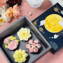 【中秋節禮盒】桂柚月兔丨中秋限定丨四入杯子蛋糕禮盒丨3日內出