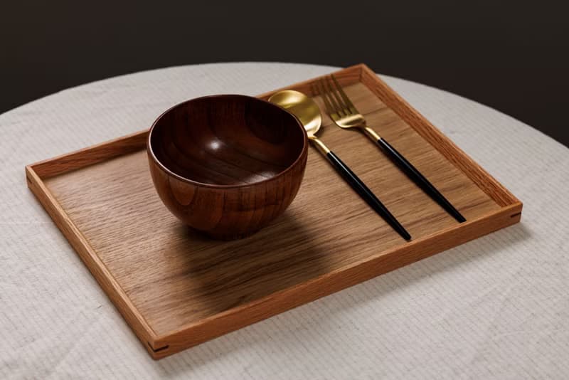 Islandoffer島嶼製作 日式橡木托盤 34*25