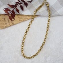 【秋冬新品】基本款時尚黃銅短項鍊