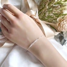 赫基蒙閃靈鑽 純銀手鏈 S925 可調式 天然水晶手鏈