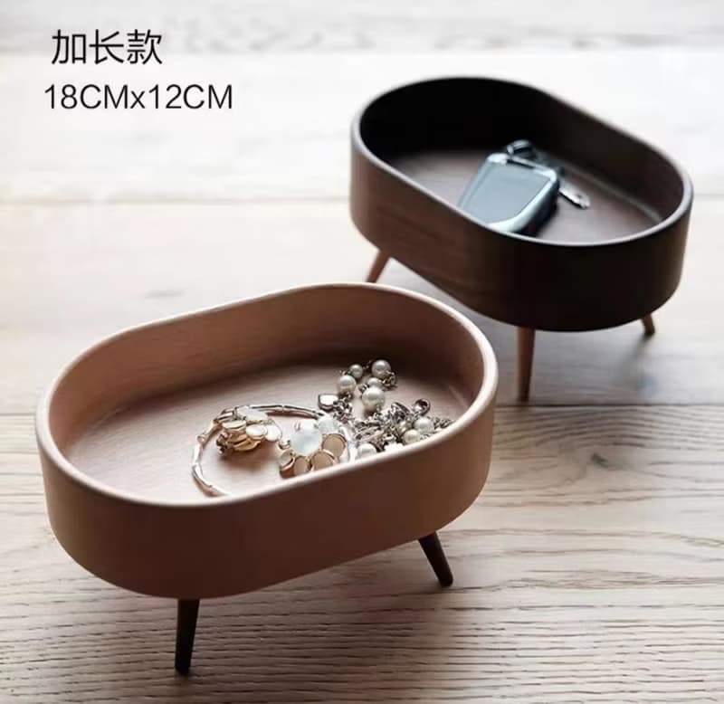 手工圓形桌面收納盤 小物品收納擺件