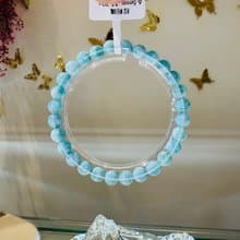 小精品濃色藍拉利瑪海紋石6.5mm療癒緩解壓力消除脾氣減緩煩躁