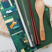 //動物叢林// 餐具包/刷具包/文具筆袋