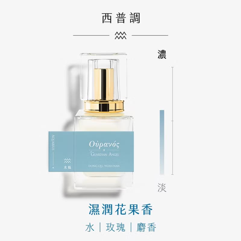 東區暖男 水瓶座濕潤玫瑰香 西普調守護星座淡香水 30mL