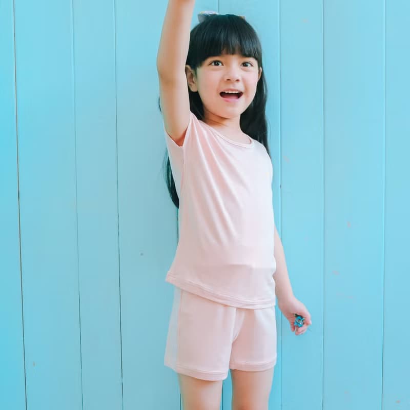 Minihope輕柔感居家套裝-粉色