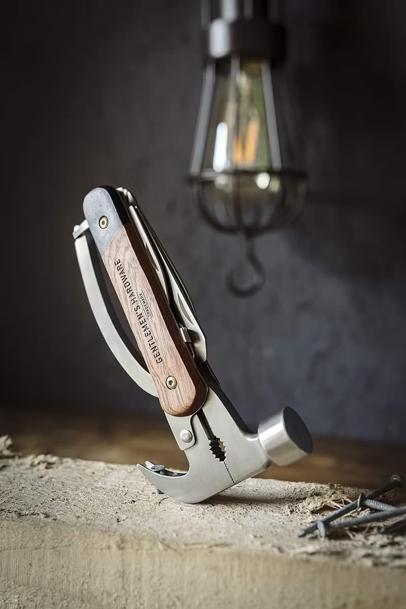 英國Gentlemen's Hardware 7合一頂級不鏽鋼多功能鐵鎚工具組