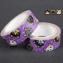 【Purple夜行小貓】★聖誕禮物★創意可愛。和紙。紙膠帶。