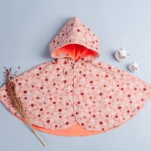 抗風防雨雙面斗篷-和風13vs防潑水71披風 嬰兒 禮盒 外套 風衣