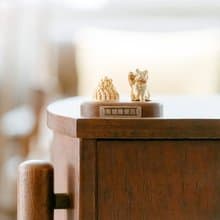 【香氛幼貓組_金色】招財貓 呼運貓 禮物 擺設 招財 貓咪 木質調