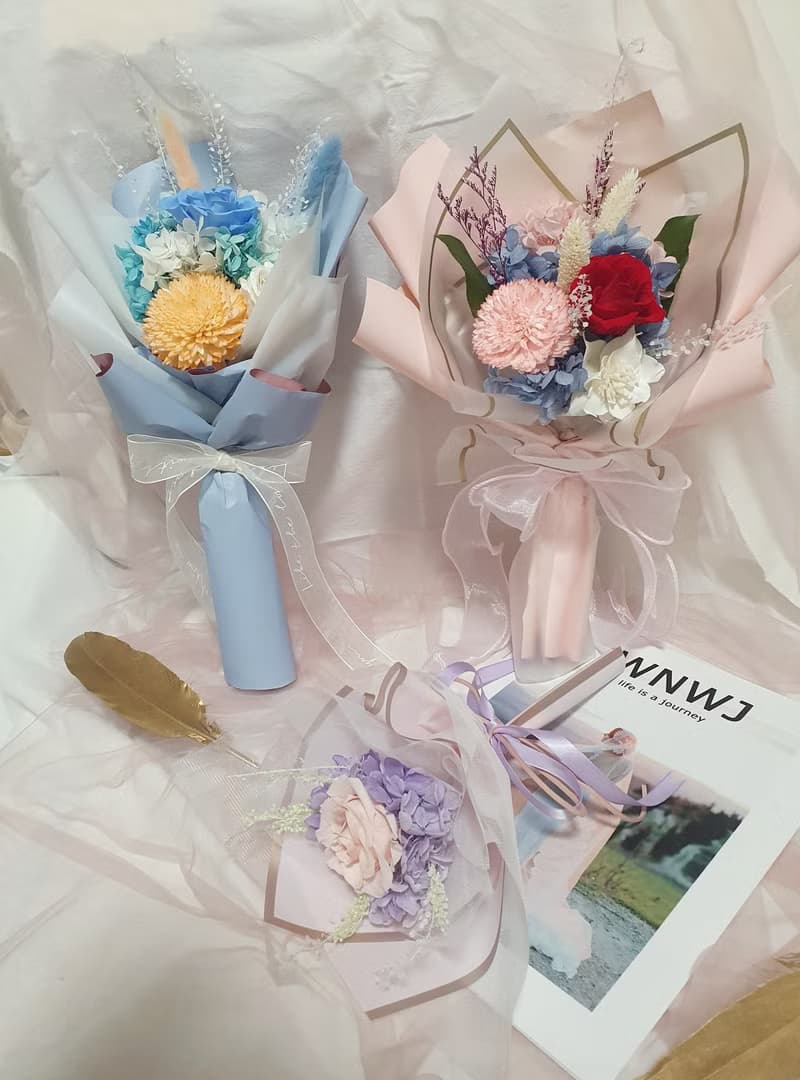 永生花花束設計