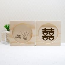 囍事臨門 想要說的祝福 印在杯墊上 特別的 新人 結婚禮物