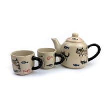 Nice Little Clay 手工杯與茶壺 貓與魚 0133-26 / 0601-10