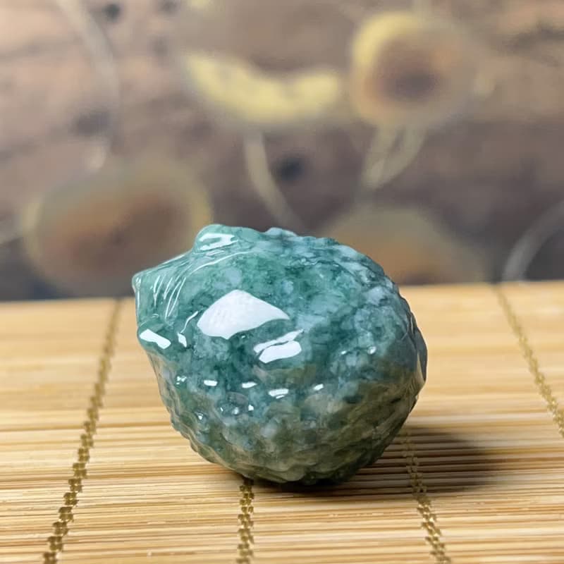 飄花翡翠刺蝟 | 天然A貨翡翠 | 送禮