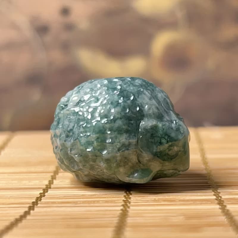 飄花翡翠刺蝟 | 天然A貨翡翠 | 送禮