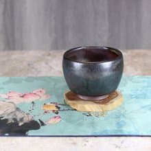【母親節禮物】天目釉 柴燒手作茶碗 名家葉敏祥手作 250ml