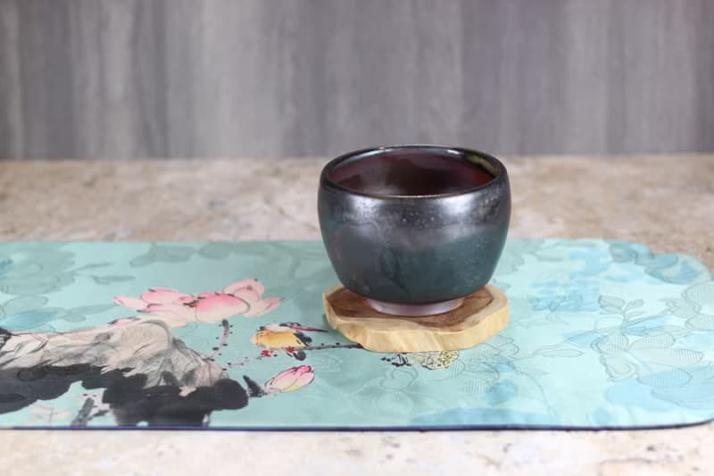 【送禮好物】天目釉 柴燒手作茶碗 名家葉敏祥手作 250ml