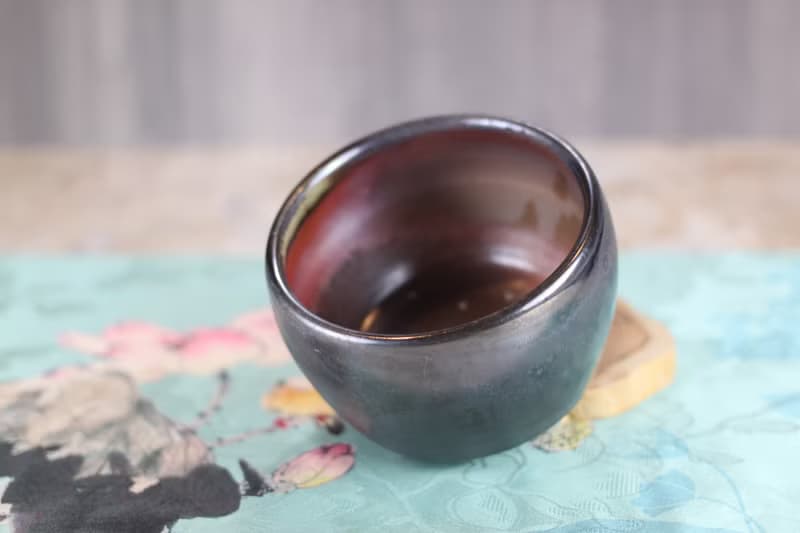 【送禮好物】天目釉 柴燒手作茶碗 名家葉敏祥手作 250ml
