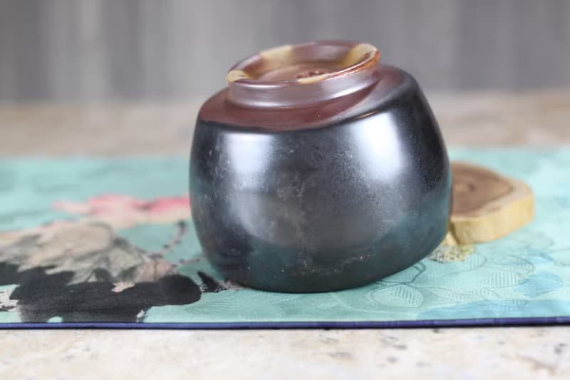 【送禮好物】天目釉 柴燒手作茶碗 名家葉敏祥手作 250ml