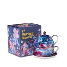T2 Midnight Blooms_Tea For One _午夜綻放單人杯壺套組