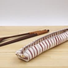 【紙布家】紙線編織 小餐具袋 紅白