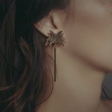 Herbology | 草藥學系列 - 鹿角蕨 * 耳環